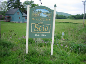 Scio New York Welcome
                      Sign